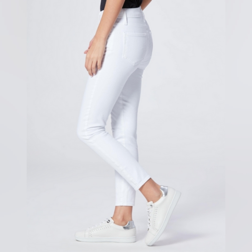 [Paige] Kylie Crop Mid-Rise Jeans
